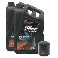 5w20 Fully Synthetic Ecoboost Engine Oil ACEA C5 2x5L + Oil Filter Service Kit 6.45 per litre
