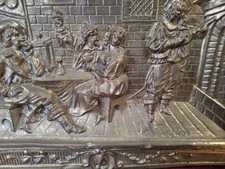 Mosiężna dekoracja ścienna antyczny historyzm ok. 19 wieku  