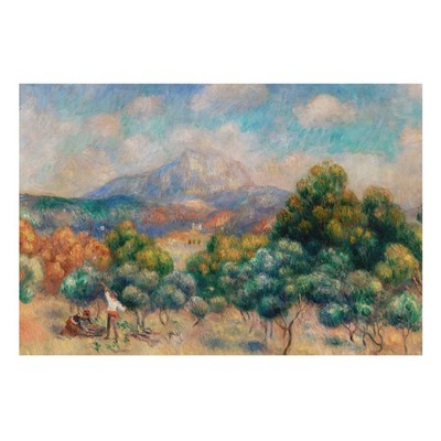 Vlies Tapete für Einfache Anwendung und Schnelle Montage Berglandschaft Blau