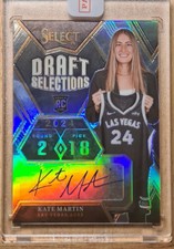 Katie Martin #DSS-KM 2024 Draft Selections Autograph Silver Prizm RC W0116A
