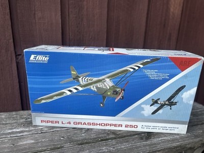 Vintage E-flite Piper L-4 Grasshopper Electric Airplane R/C ARF 250 NEW IN BOX