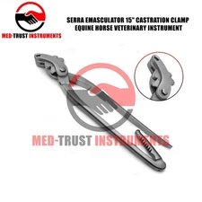 Serra Emasculator 15" Castration Veterinary Stainless Steel German Grade