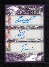 2024 Leaf Decadence Purple 1/1 Aryna Sabalenka Maria Sharapova #TE3-15 Auto ob9