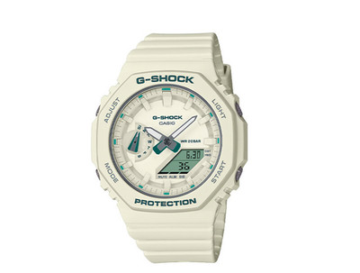 Casio G-SHOCK GMA-S2100GA-7A Ivory Green Analog Digital Watch
