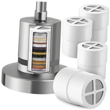 4 Pack 15 Stage Replacement Filter Compatible with JOLIE Filtered Shower head,