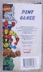 SPIDER-MAN 16 oz Red, Black & Silver PINT GLASS / Marvel Comics 2011 — photo 2