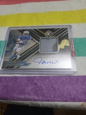 2022 Panini Limited - Rookie Patch AutoJameson Williams #115 Spotlight Gold /25 