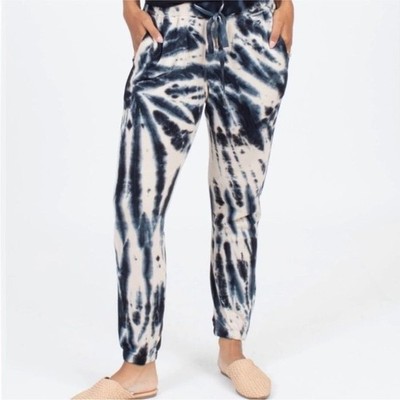 Young Fabulous & Broke Tie-Dye Reid Blue Jogger Pants sz M