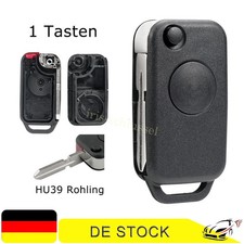 Klapp Schl&uuml;ssel Geh&auml;use HU39 f&uuml;r Mercedes E S SL Klasse SLK W124 R129 W140 W202