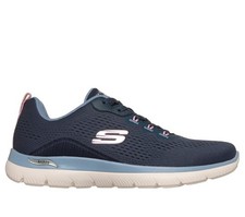 SKECHERS - Arch Fit Daily Flow - Womens Navy Trainers - NEW