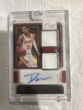  2022-23 Panini One and One Update Trae Young #DJ-TYG 01/49 (AU, MEM)