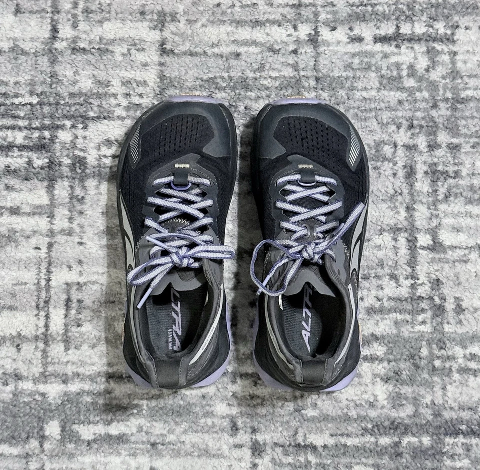 Altra Olympus 5 Sneaker Shoes Hiking Trail Athletic Black Purple Women’s Size 7 - Image 4 of 4