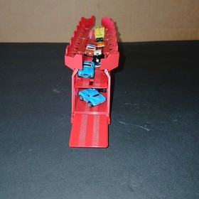 Vintage Galoob Micro Machines Semi Truck Car Hauler Filled With Cars