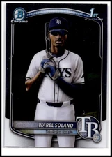 2025 Bowman Chrome #BCP-225 Warel Solano Prospects