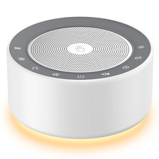 Kipcush White Noise Machine with Night Light   Nursery Sound Standard,