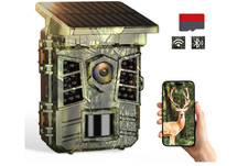 Caméra de Chasse Solaire 48MP + WiFi/Bluetooth + Carte 32GB – Haute Résolution