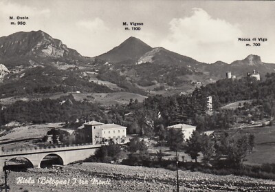 POSTCARD *22 RIOLA BOLOGNA EMILIA ROMAGNA I TRE MONTI HOLIDAY TRAVELLED 1964