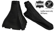 GRAU NAHT SCHALTSACK + HANDBREMSMANSCHTE LEDER F?R OPEL OMEGA B FACELIFT 99-03