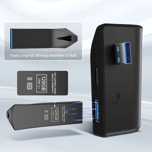 Fast Charging USB Shunt Hub for Tesla Model 3/Y Car Accessories