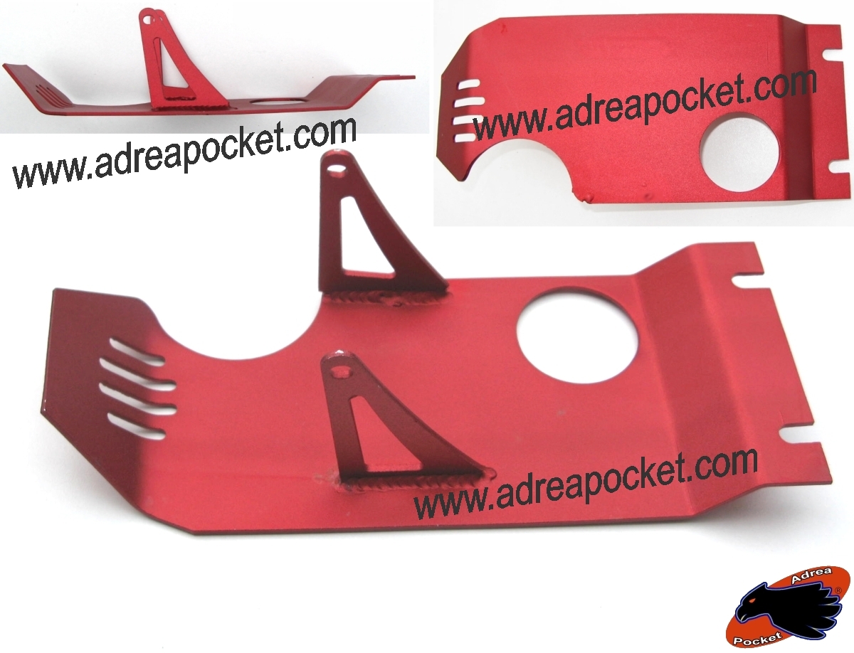 Sabot Moteur Rouge pour Sorties Tout-Terrain Intenses en Dirt Bike