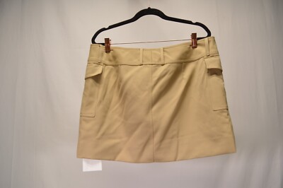 CELINE★素敵!British Beige Diagonal Military Trapeze Skirt NWT CELINE Military Trapeze In Diagonal Wool Beige Skirt