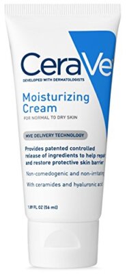 CeraVe Moisturizing Cream Face And Body Normal to Dry Skin Travel Size 1.89Oz Ea