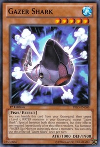 Gazer Shark - PRIO-EN006 - Common - 1st Edition x3 - Near Mint