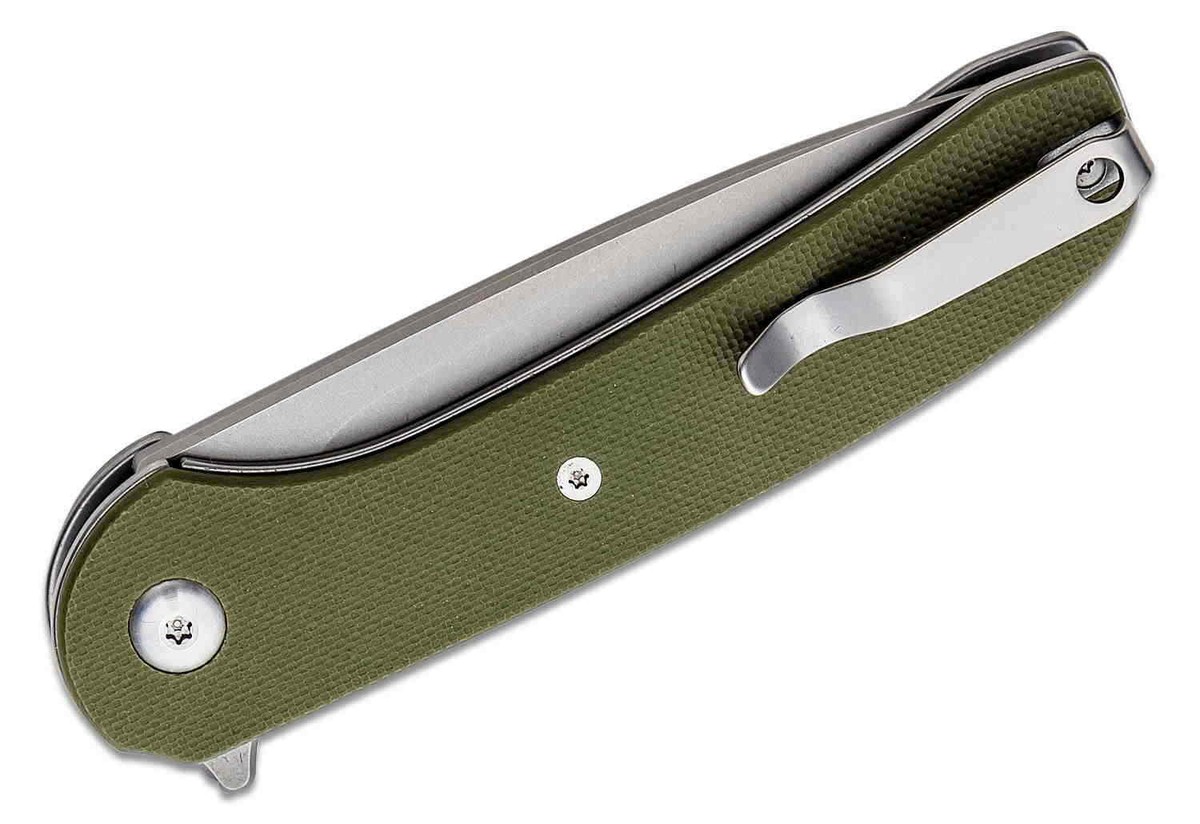 FF009G Ferrum Forge Gent 2.0 Green 9Cr13MoV Drop Point Blade FF009G Ferrum Forge Gent 2.0 Green 9Cr13MoV Drop Point Blade