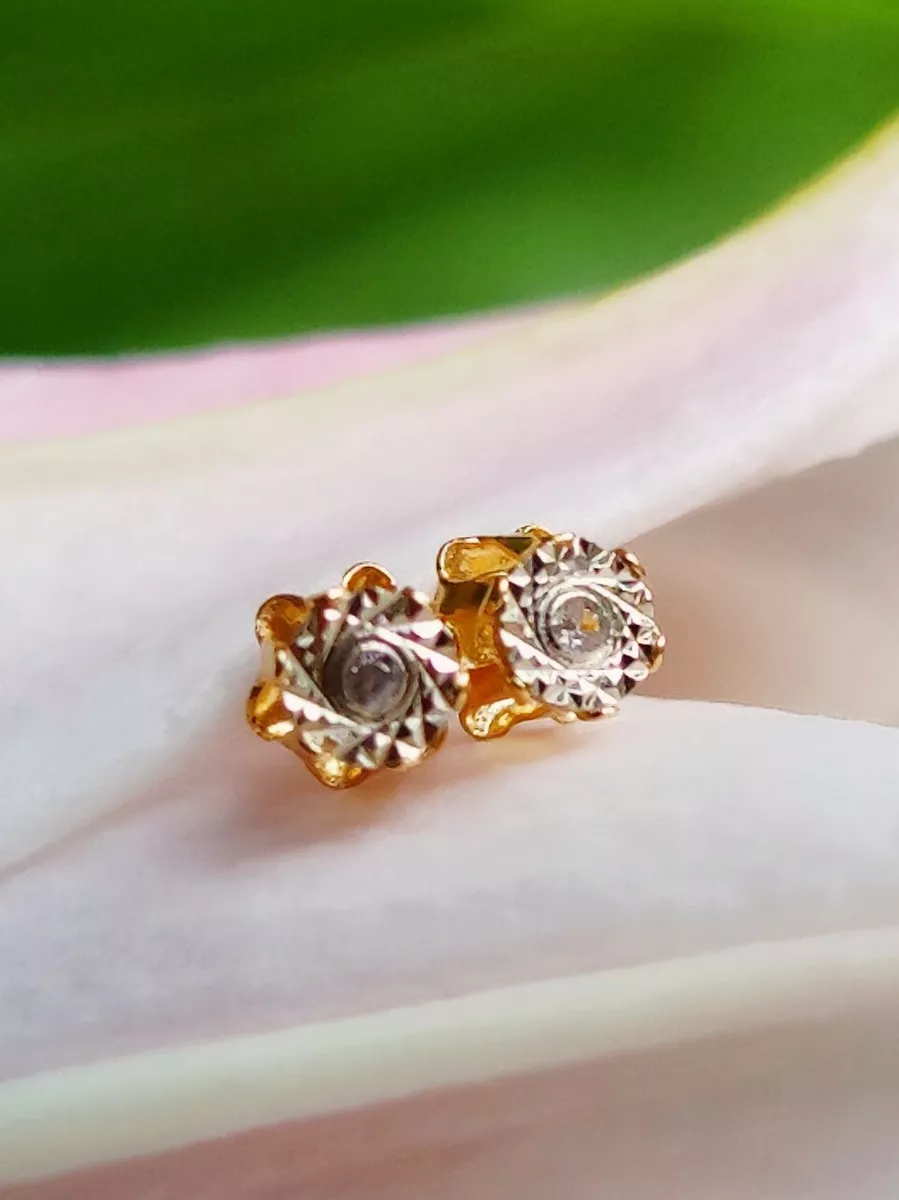 Small gold shop diamond studs