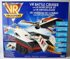 RARE 1995 VR TROOPERS VR BATTLE CRUISER WITH JET KENNER NEW SEALED !
