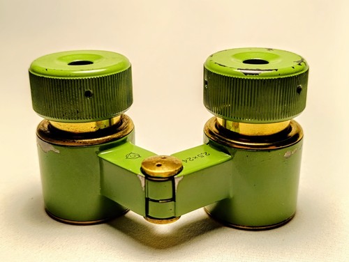 Soviet Opera Glasses BGT2 2.5x24 Rare Green Original Opera Binoculars - Picture 5 of 11