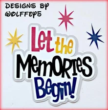 CRAFTECAFE DISNEY TITLE paper piecing premade scrapbook  die cut piece WOLFFEY5