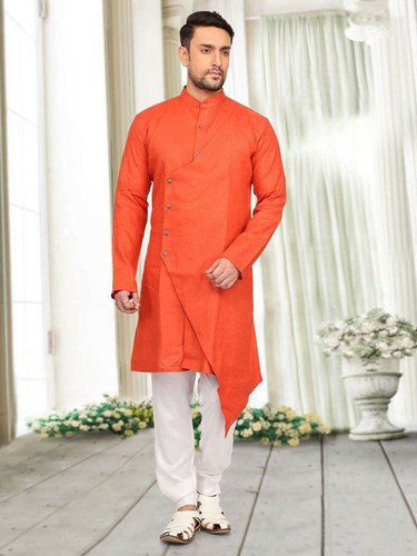 orange pathani kurta