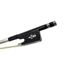 16inch Viola Bow Carbon Fiber Stick Ebony Frog Full Size Viola bows Straight