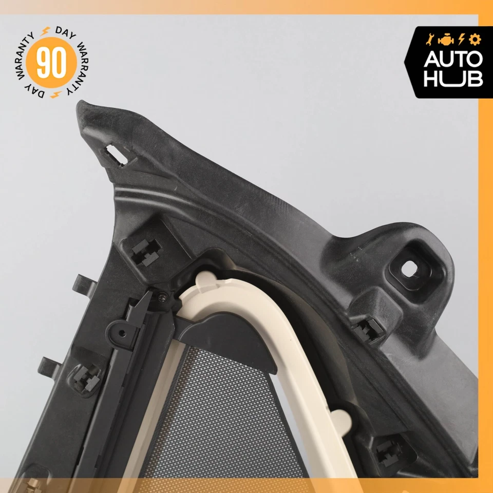 梅赛德斯 W222 迈巴赫 S600 右后门窗遮阳遮阳原始设备制造商 57k — 第 3/4 张图片