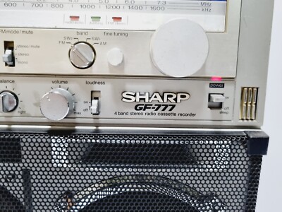 SHARP GF-777 ラジカセ Sharp Gf777 Red/black Editoin - Etsy Israel