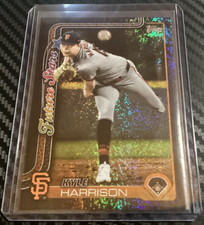 2025 Topps Series One Black Holofoil Future Stars Kyle Harrison /10
