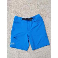 Cabela s Men s Hiking Shorts L Blue Adjustable Sport Casual Outdoor