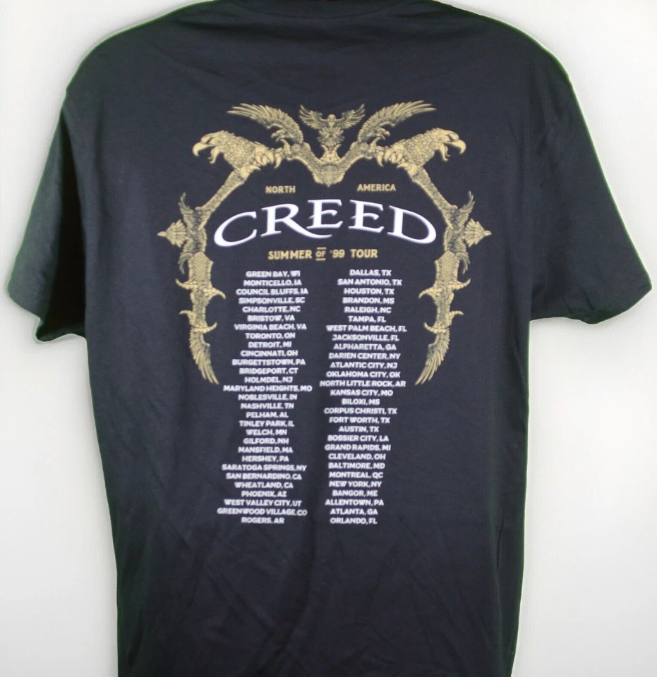 CREED Official (XL) Summer Of '99 - Human Clay Tour Shirt 2024 - NEVER WORN! - Image 3 of 4