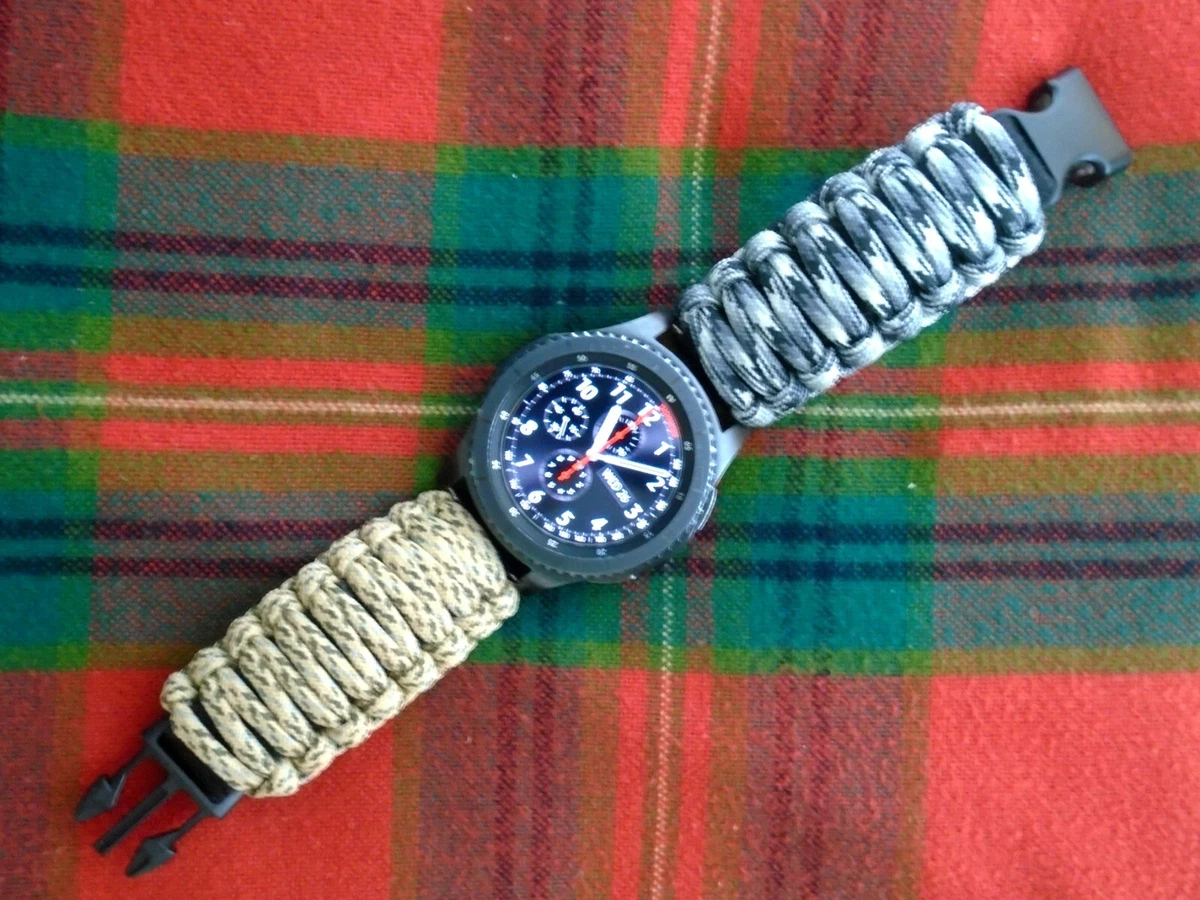 Paracord Samsung Galaxy watch Adjustable Detachable Strap Band