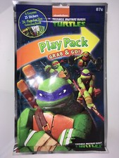 Teenage Mutant Ninja Turtle Play Pack Grab Go Coloring Book Crayons Stickers