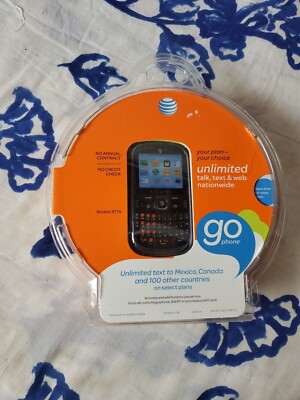 Alcatel 871A New sealed In Box ATT GO Phone - read Description Unlockable+