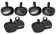  4 Rockville MAC69B 6x9" Black Aluminum Wakeboard Tower Speaker Pods Covers