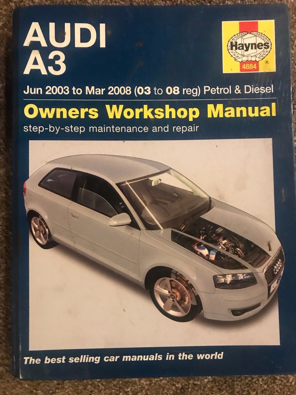 Haynes Owners Workshop Manual Audi A3 Jun 2003 to Mar 2008 Petrol and  Diesel for sale online | eBay