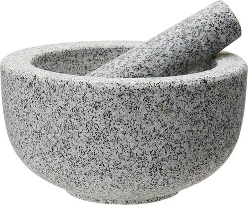 Granite Mortar and Pestle, 20 Cm Grey - Picture 8 of 12