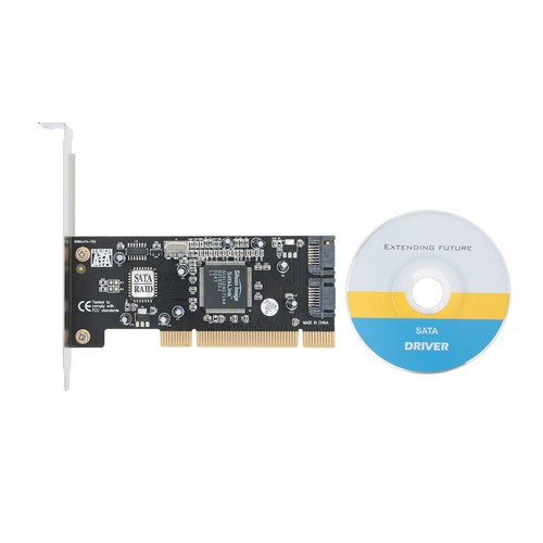 2-Channel Array Card PCI SATA 150MB/s SIL3112 Controller Card for WINS 2000/XPzu - Afbeelding 9 van 18