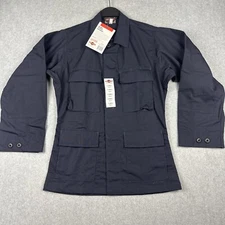 Tru Spec Jacket Mens XS Navy Blue BDS Military Button Up Shirt L/S Tactical NWT