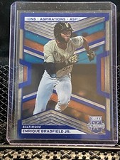 Enrique Bradfield Jr. 2023 Elite Extra Aspirations Blue #161/349 Orioles #23