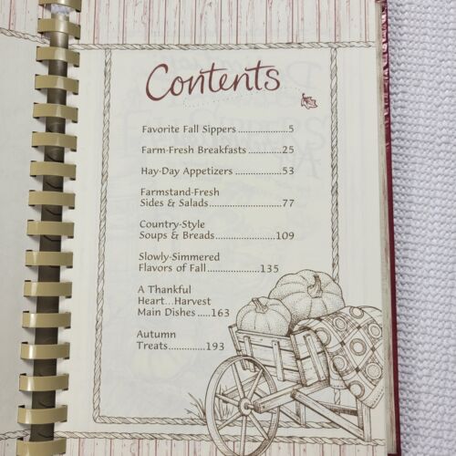 Gooseberry Patch Cookbook Lot (3) Spiral Fast Fall Family Favorites - Foto 4 di 10