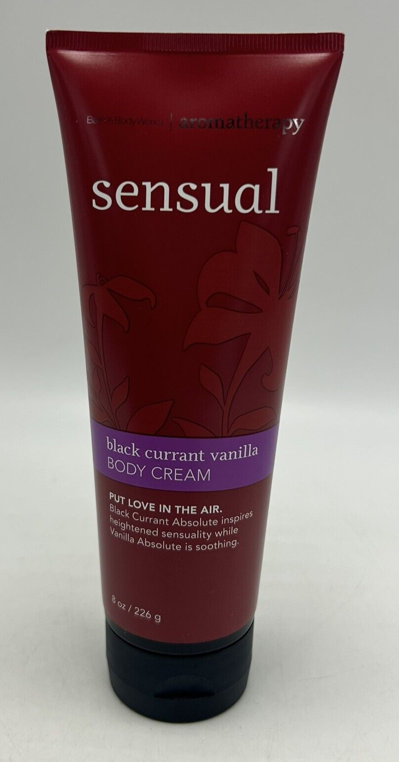Bath & Body Works Aromatherapy Sensual Black Currant Vanilla Body Cream